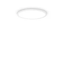 Plafoniera LED Ideal Lux Fly Slim, 26W, 4000K, negru