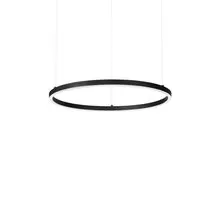 Pendul LED Ideal Lux Oracle Slim Round, 32W, negru