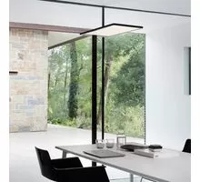 Lampadar LED Ideal Lux Comfort, 76W, 4000K, negru, dimabil, ON/OFF, senzor crepuscular