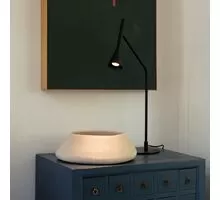 Lampa de birou LED Ideal Lux Diesis, 6.5W, negru, dimabil, touch