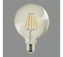 Bec LED, ACB E27, 750lm, 7W, 2700K, glob 95, ambra