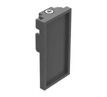 Element de capat sina magnetica, aplicata, Ideal Lux Ego High, 26x11x52mm, negru, 267227