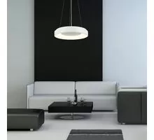 Pendul LED Rabalux Ceilo, 38W, alb, dimabil, telecomanda
