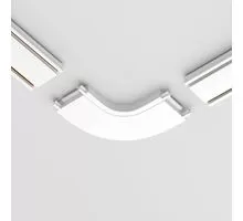 Element de conectare circular sina magnetica slim Maytoni Radity, alb