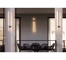 Aplica LED Guido AZzardo, 12W, 3000K, negru, IP54