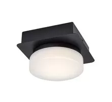 Plafoniera LED Rabalux Attichus, 5W, alb-negru mat, ON-OFF