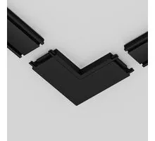 Element de conectare tip L sina magnetica slim Maytoni Radity, negru