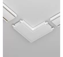 Element de conectare tip L sina magnetica slim Maytoni Radity, alb