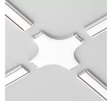 Element de conectare tip "+" sina magnetica slim Maytoni Radity, alb