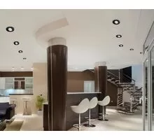 Spot fix incastrat AZzardo Tito, 1xGU10, negru, rotund, IP54