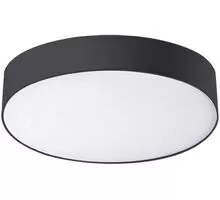 Plafoniera moderna LED AZzardo Monza R CCT, 50W, negru, dimabil, telecomanda