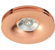 Spot fix incastrat AZzardo Marika, 1xGU10, aur roz, rotund, IP20