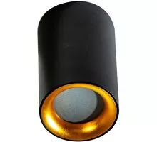 Spot fix AZzardo Eiger, 1xGU10, auriu-negru, IP54