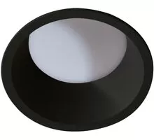 Spot fix LED incastrat AZzardo Aida Round, 10W, negru