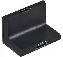 Element de conectare pentru sina magnetica AZzardo Neo Track Magnetic, forma L, negru