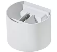 Aplica LED AZzardo Leticia 2, 2x3W, 3000K, unghi ajustabil, alb, IP54