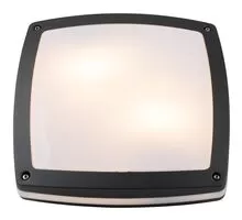 Plafoniera LED AZzardo Fano S SMART, 24W, RGBW CCT, patrat, gri inchis, dimabil, telecomanda, IP54