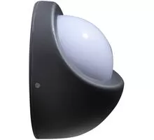 Aplica AZzardo Gagarin, 1xE27, gri inchis, IP44