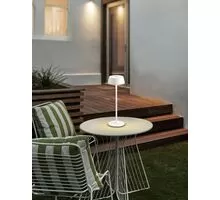 Veioza LED Gilberto, 2W, 4400mA, 3.7V, 3000K, cablu USB, alb, IP54