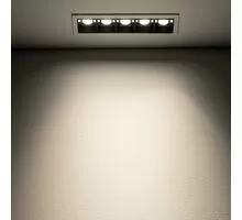 Spot fix LED incastrat Nowodvorski Mini Recessed, 10W, 4000K, alb-negru, IP20