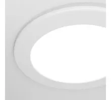 Spot fix LED Maytoni Stockton, 12W, 3000/4000/6000K, incastrat, D155, alb