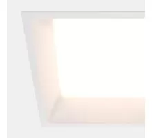 Spot fix LED Maytoni Okno, 18W, 3000K, incastrat, patrat, alb