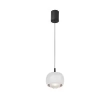 Pendul LED Mantra Roller, 12W, 1000lm, alb-negru