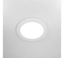 Spot fix LED Maytoni Stockton, 12W, 3000/4000/6000K, incastrat, D155, alb