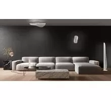 Aplica LED Mantra Bianca, 12W, alb-transparent