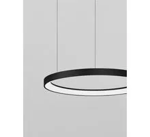 Pendul LED Nova Luce Pertino, 48W, 2700K, negru, dimabil