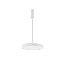Pendul LED Nova Luce Linus, 40W, alb, dimabil, telecomanda