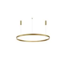 Pendul LED Nova Luce Motif, 80W, alama, dimabil