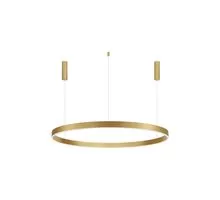 Pendul LED Nova Luce Motif, 72W, alama, dimabil, telecomanda