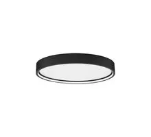 Plafoniera LED Nova Luce Olaf, 30W, negru, dimabil