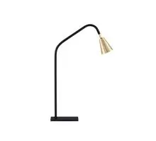 Lampa de birou Nova Luce Geko, 1xGU10, auriu-negru