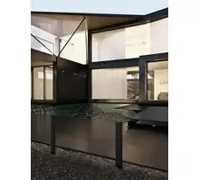 Stalp mediu LED Nova Luce Zelda, 6W, negru, IP65