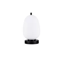 Veioza Nova Luce Lato, 1xE14, oval, alb-negru