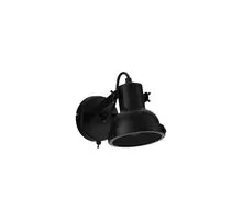 Aplica Nova Luce Ruvi, 1xE27, H12, negru