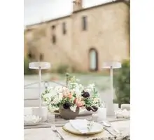 Veioza LED Nova Luce Fumo, 2W, alb, dimabil, solar, IP54