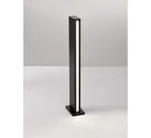 Stalp mic LED Nova Luce Minot, 12W, H70, negru, IP54