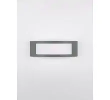 Aplica Nova Luce Zenith, 1xE27, simplu, gri inchis, IP44
