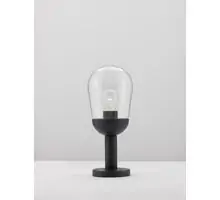 Stalp mic Nova Luce Omika, 1xE27, gri inchis, IP54