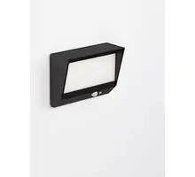 Aplica LED Nova Luce Valor, 2W, 3000K, antracit, on-off, solar, senzor, IP65