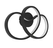 Aplica LED Eglo Gianella, 12W, negru