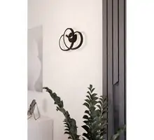 Aplica LED Eglo Gianella, 12W, negru