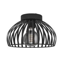 Plafoniera Eglo Mogano 3, 1xE27, Ø280, negru