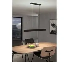 Pendul LED Eglo Andreas-Z, 38W, alb-negru, dimabil, telecomanda, Smart control App