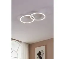 Plafoniera LED Eglo Amandolo, 19.5W, alb, dimabil, telecomanda