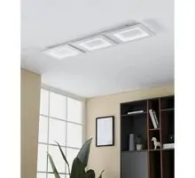Plafoniera LED Eglo Padrogiano-Z, 42.5W, alb, dimabil, telecomanda, Smart control App