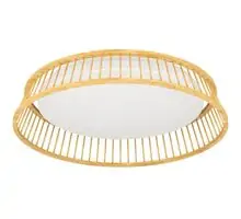 Plafoniera LED Eglo Penjamo, 20W, alb-lemn natur